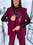 Komplekts "INTENSE 22666" - veste + bikses - BORDO